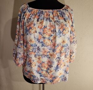 I.N. Studio Women's Size 1X Boho Top NWT
